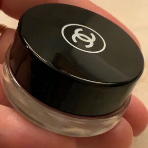 Empty Chanel Glass Travel Dram Jar for Skincare/Makeup 1.5” in Diameter
